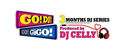 ▲「GO! DJ! GO! GiGO! 〜3MONTHS DJ SERIES〜」ロゴデザイン