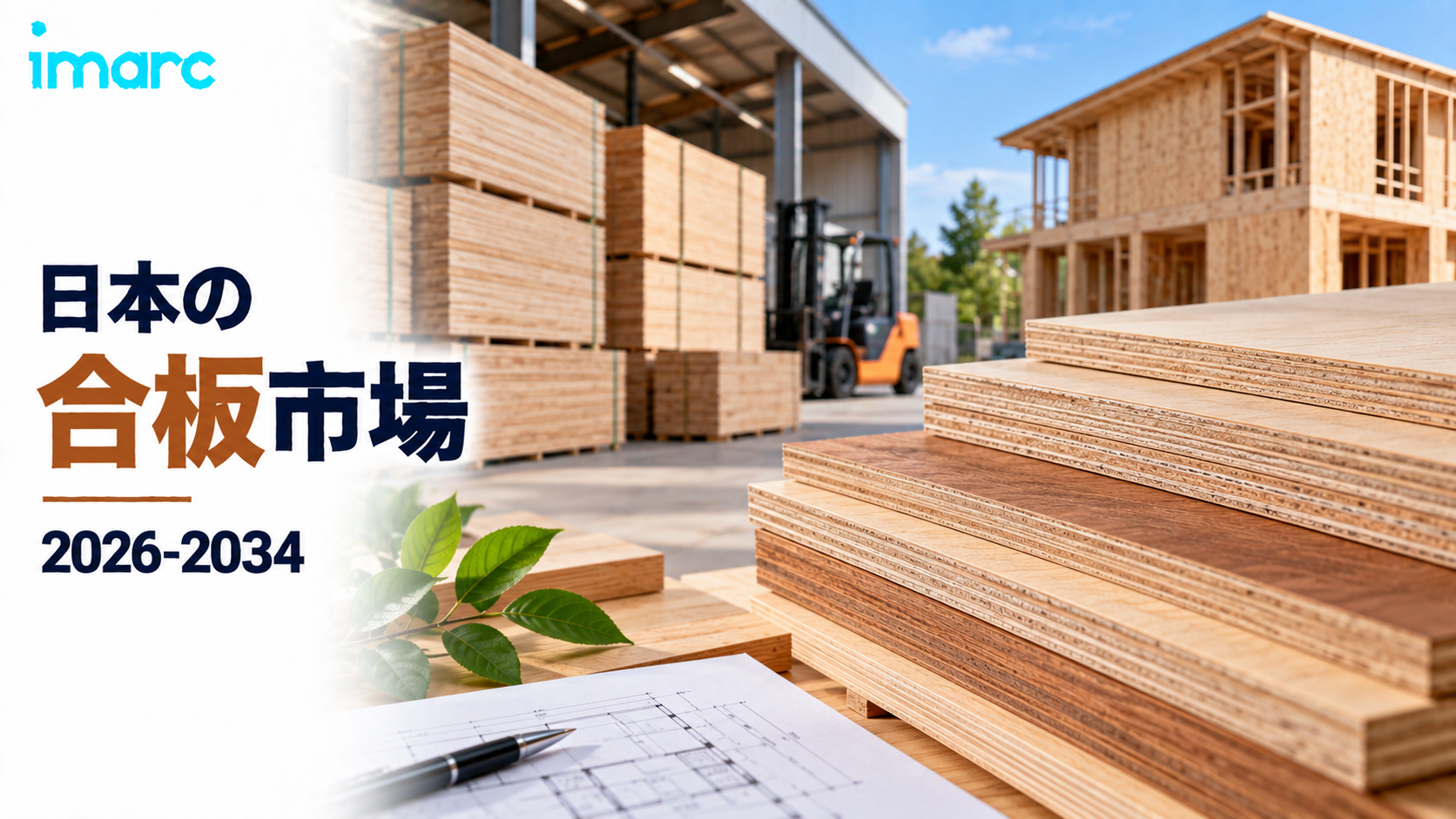 日本 合板 市場 収益 予測 2034 | 到達 3.54ビリオン米ドル 3.57% CAGRで