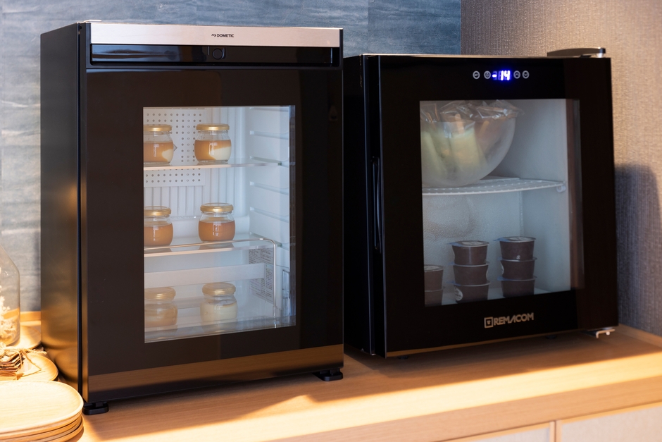 プリンとアイスクリーム