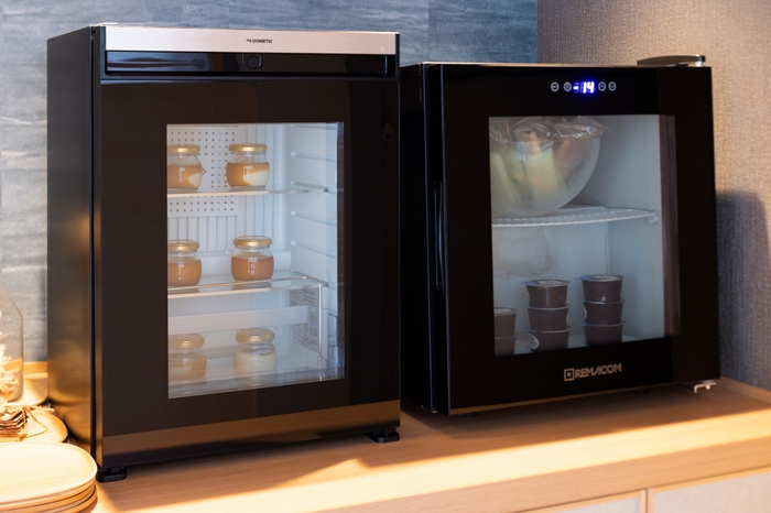 プリンとアイスクリーム