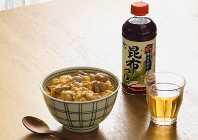 『お箸なんて使ってらんないくらいクタクタな日の親子丼』