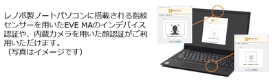 DDSがEVE MAの生体認証でレノボのノートパソコンに対応 ～ノートパソコン内蔵の指紋センサーやカメラで本人認証～