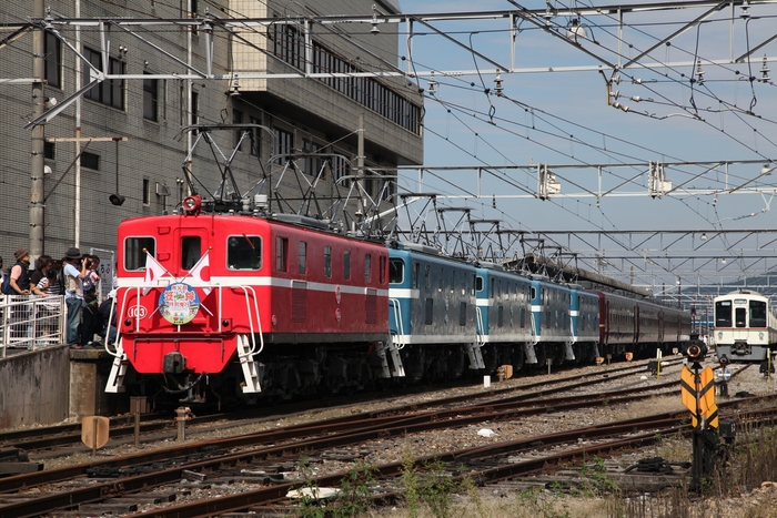 2012年10月 EL5重連の様子