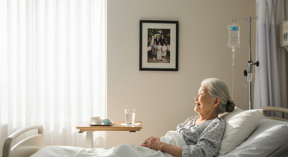 入院中の心の支えにもなる