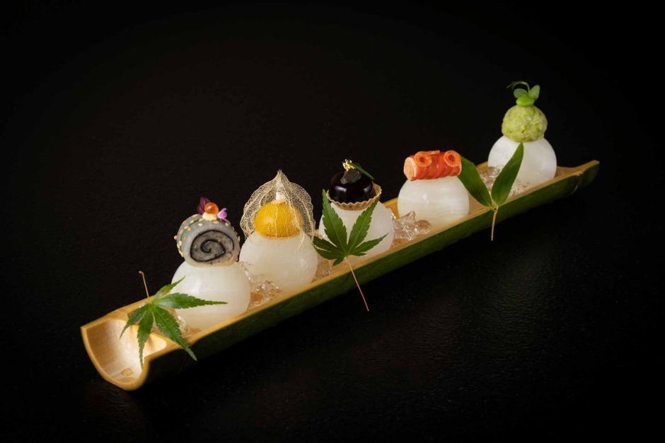 夏メニュー：前菜　五つの意思