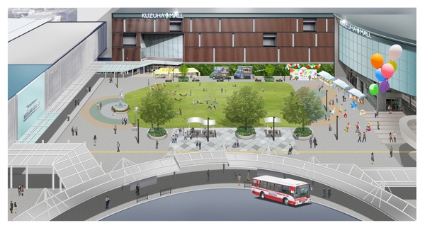 樟葉駅前広場　イメージ