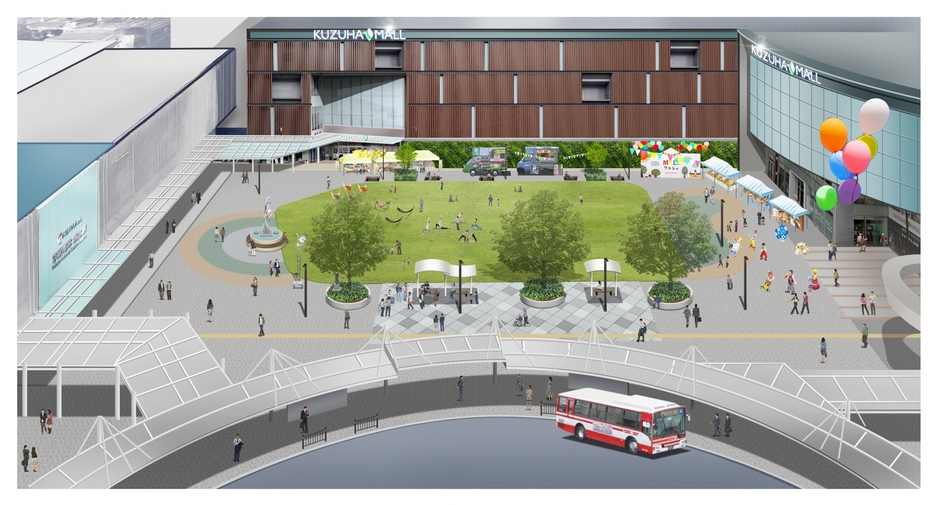 樟葉駅前広場 イメージ