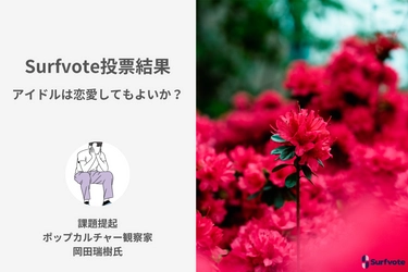 Surfvote投票結果 「アイドルは恋愛してもよいか？」