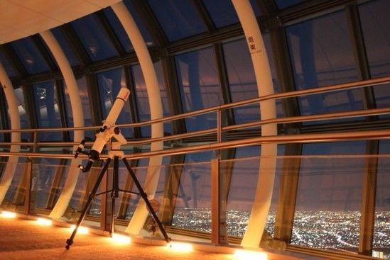 天望回廊における天体観測(イメージ）(C)TOKYO-SKYTREE