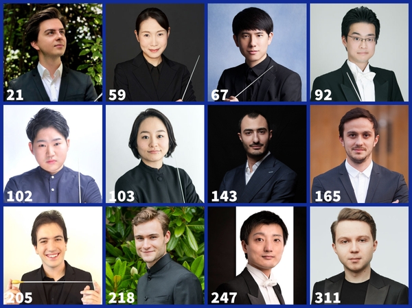 第19回 東京国際音楽コンクール〈指揮〉第一次予選参加者