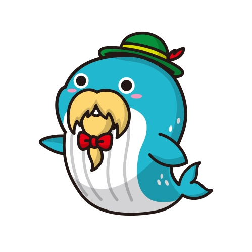 オリジナルキャラクター「くじらじい」