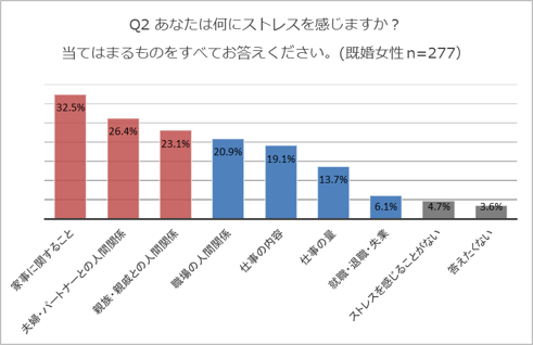 参考データ_ストレスを感じるもの(既婚女性)