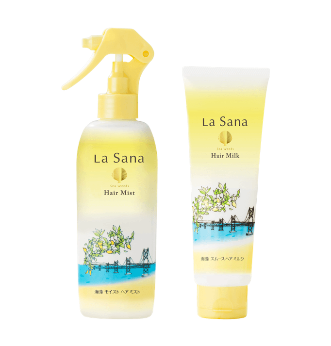 ラサーナ 海藻 モイスト ヘア ミスト 瀬戸内レモンの香り / ラサーナ 海藻 スムース ヘア ミルク 瀬戸内レモンの香り