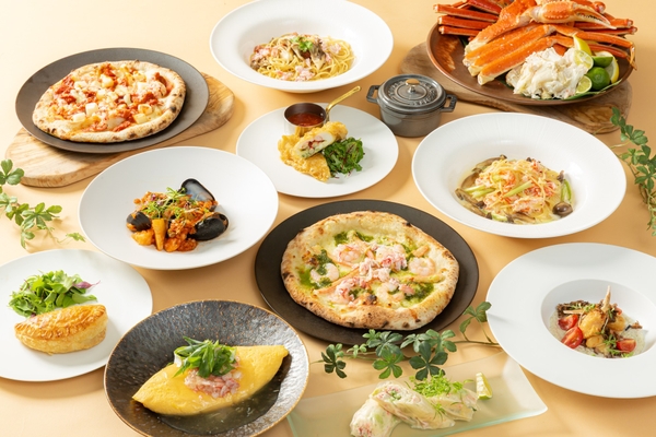 かにフェア メニュー一例