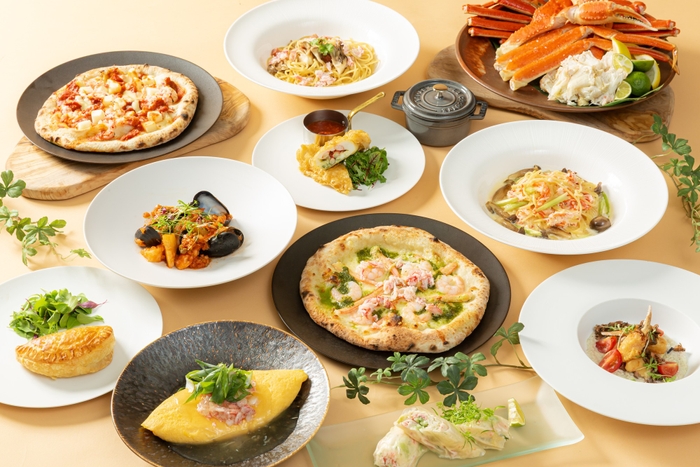 かにフェア メニュー一例