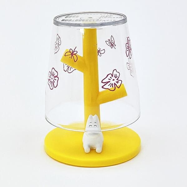 ムーミンのミニうがいコップ・スタンド。カラーによって異なるムーミンの表情に注目！