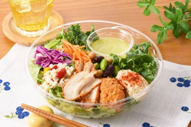 サラダ専門店Salad Cafe監修シリーズ第6弾！ 「フムスと食べる タンドリー風チキンのサラダ」 全国※のファミリーマートにて12月7日より発売　 ※北海道、沖縄県を除く