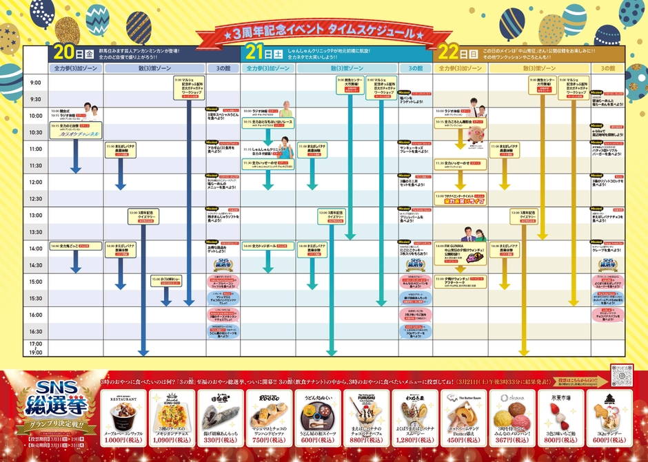 全体スケジュール