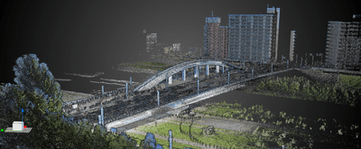 幌平橋点群データ(GS-1で取得)