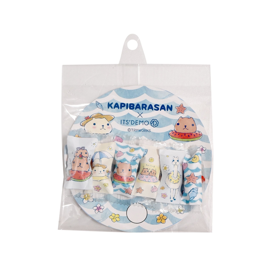 ラムネボール6粒ミニうちわ　300円