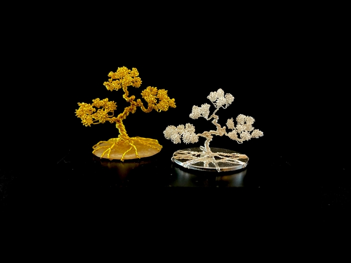 最小モデル　真鍮と純銀