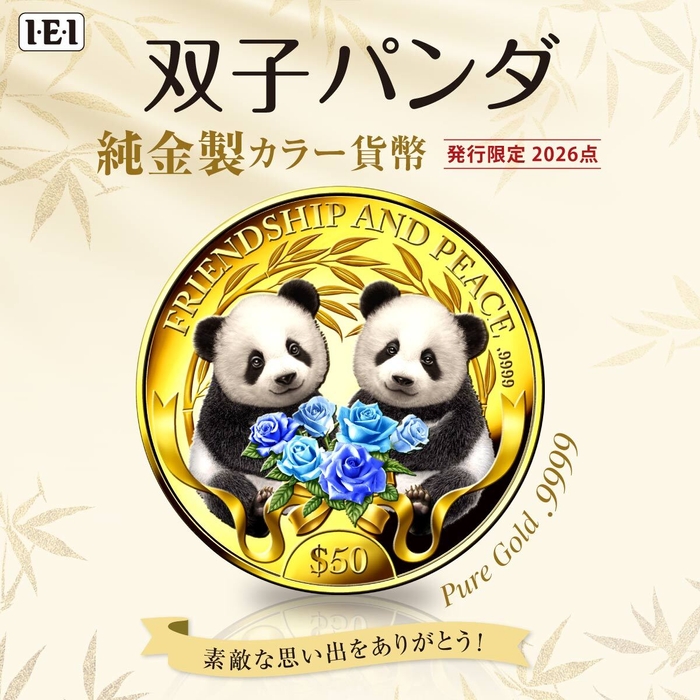 双子パンダコインスクウェア