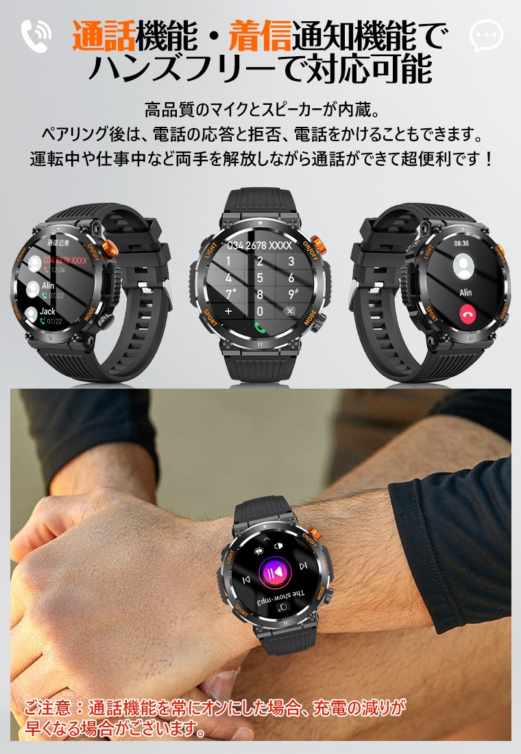 ~Bluetooth通話機能や心拍数・血中酸素測定機能を搭載、発売記念キャンペーンで5,980円から3,890円に~