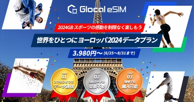 「世界をひとつに ヨーロッパ2024 データプラン」　 容量2024GBのフランス、ヨーロッパのeSIMとSIMの提供開始