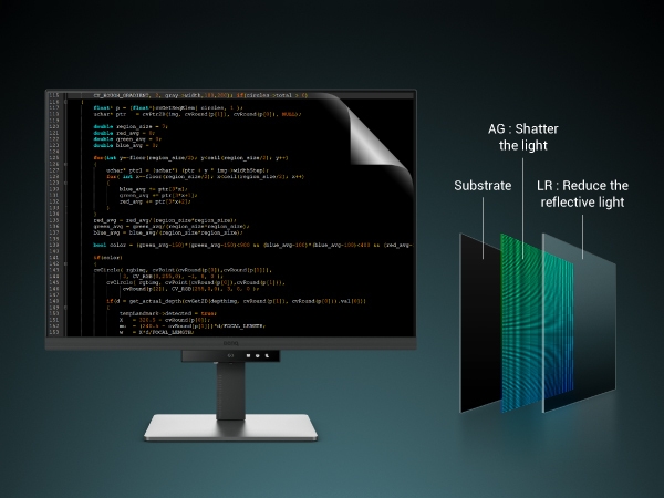 ファインコート仕上げノングレアパネル採用