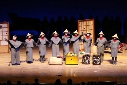 昨年度のオペレッタの様子(保育科)
