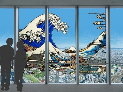 影絵メイン装飾設置イメージ(北面)