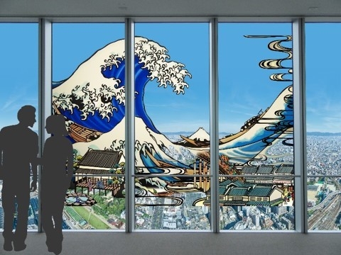 影絵メイン装飾設置イメージ(北面)