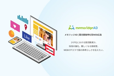 園児募集に特化したWEB広告「memoridgeAD（メモリッジアド）」をリリース