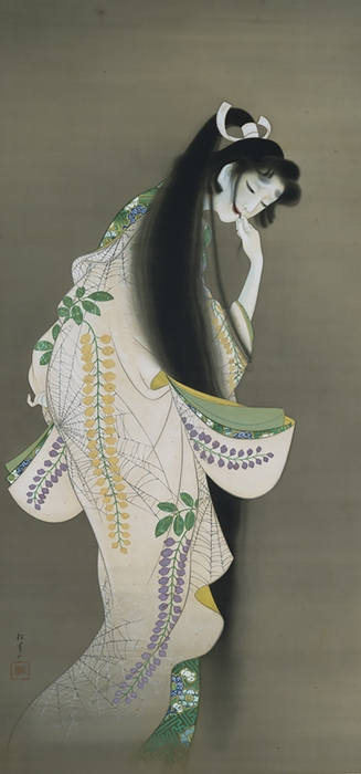 02_焔 上村松園筆 東京国立博物館蔵 ※本展覧会では複製を展示