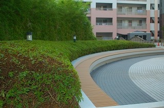 合成木材ベンチ