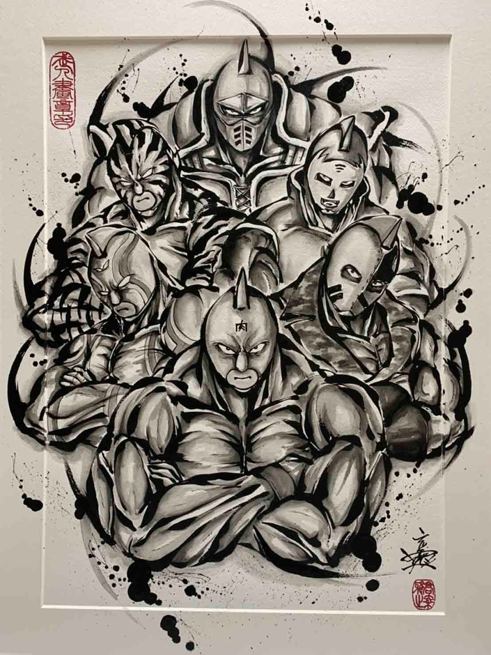 武人画 運命ノ王子 複製原画(受注販売) 37,400円(税込)