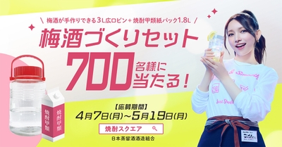 梅酒づくりセットが当たる!キャンペーン
