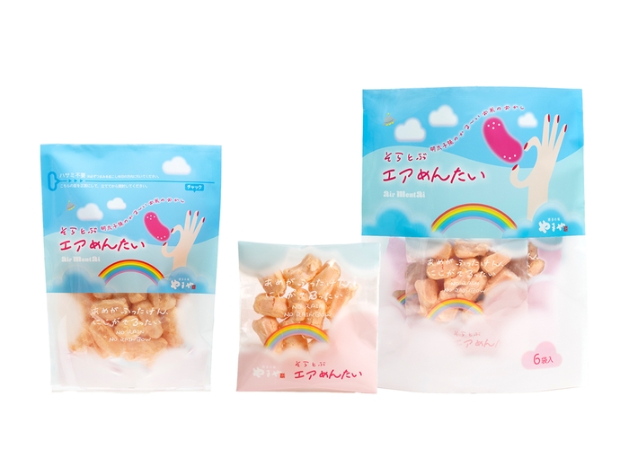 そらとぶエアめんたいおかし(パッケージ)