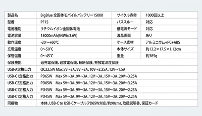 製品仕様