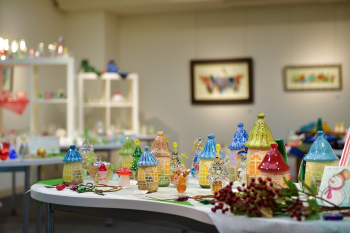 ガラスのクリスマス展イメージ(過去会場画像)