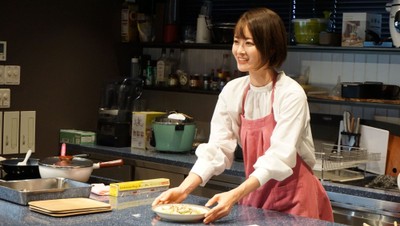 もあいさん実演