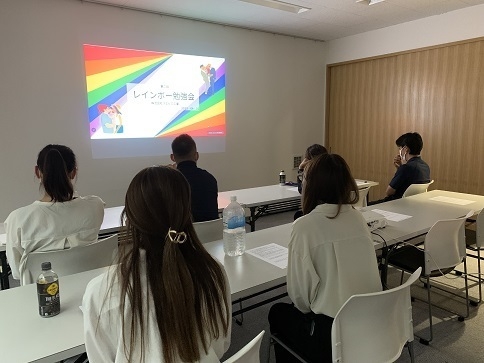 過去のレインボー勉強会の様子(本社:静岡県沼津市にて)