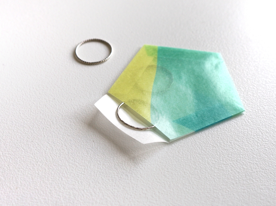 【リプラグ】グラシンペーパーぽち袋 海【五角形】の使用例