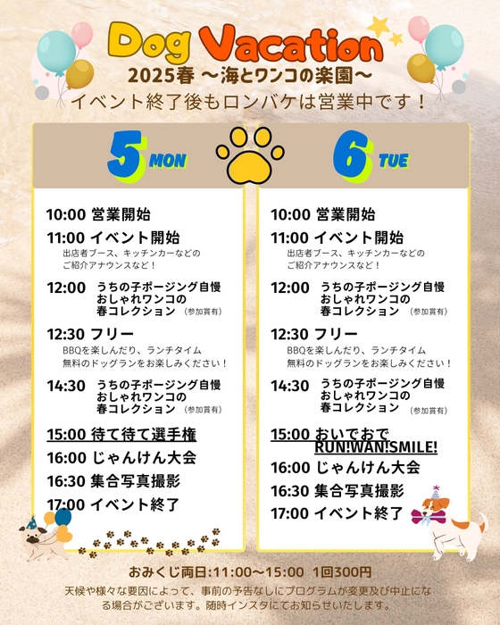 スケジュール