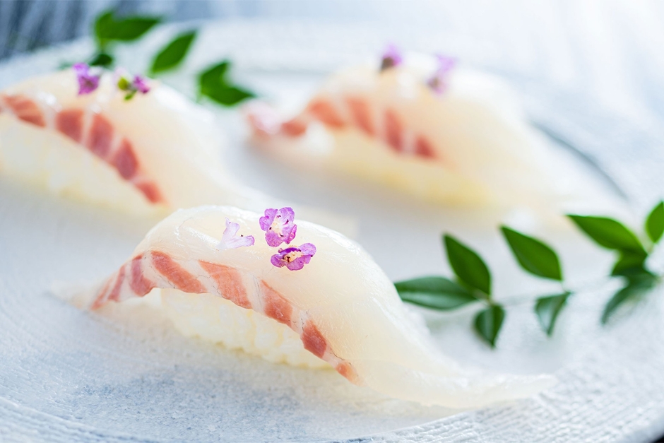 地魚の握り寿司(Premium 汐美荘)