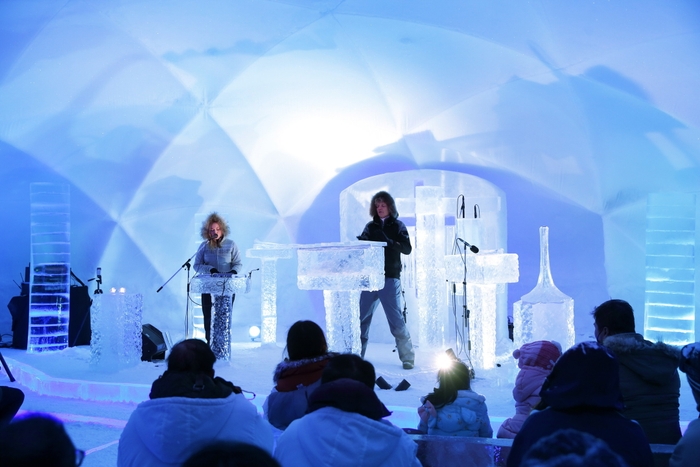 【トマム】氷のコンサートメイン