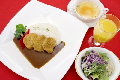 勝つカレー(ヒレカツ)~受験に勝つ!