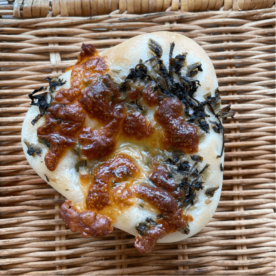 米粉野沢菜チーズ