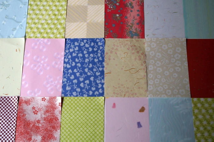 貼り箱に使用する和紙素材 1