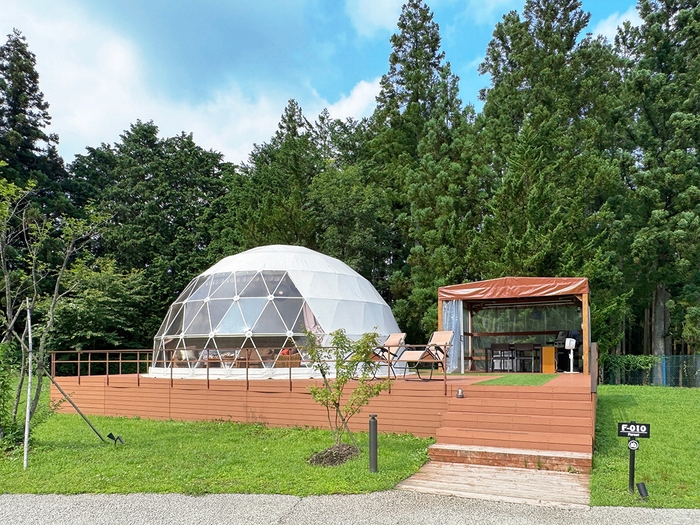 冬でも快適なドームテント